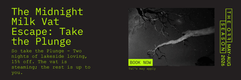 the OffSeason offer 15% off Midnight Milk Vat Plunge at Eagles Nest Retreat